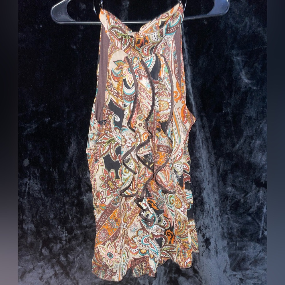 Paisley Print Tank Top